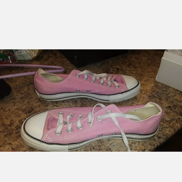 Pink All Star Converse Sz Mens 7.5 Womens 9 - Picture 2 of 5